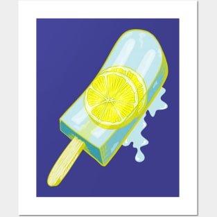 Sour lemon Ice block Posters and Art